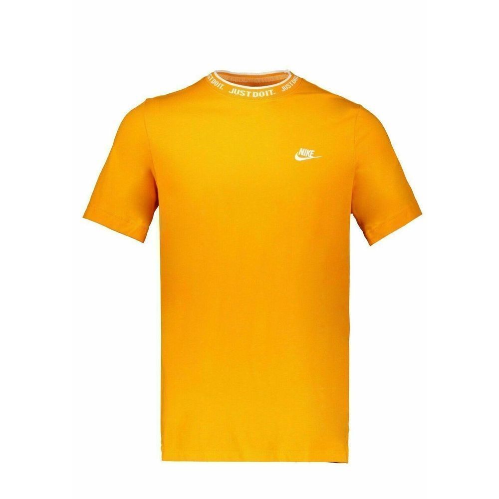 NIKE CW3211 833 MENS SIZE 2XL SHIRT ORANGE/WHITE JDI SS KNIT RARE